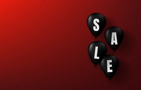 black friday sale banner vectorのイラスト素材