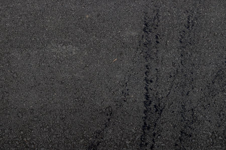 asphalt road texture and background. flat lay. top view