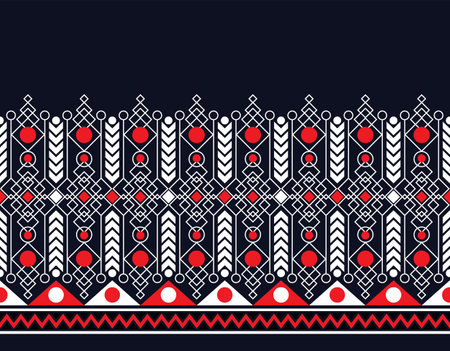 geometric fabric seamless pattern. modern design. vector illustrationのイラスト素材