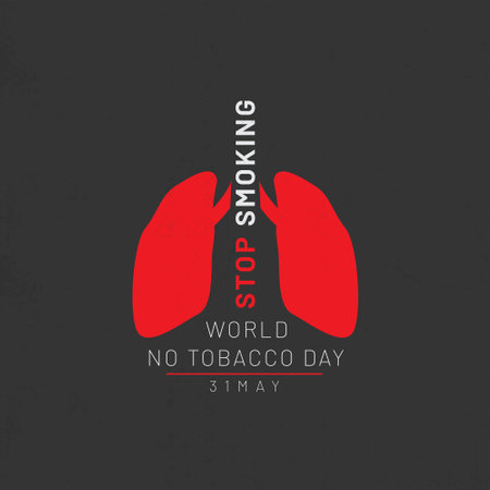 world no tobacco day banner design. vector illustrationのイラスト素材