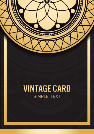 template card with abstract background, vector designのイラスト素材