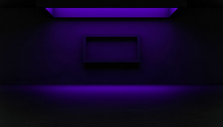 empty abstract industrial concrete interior. concrete floor and dark room. 3d illustrationの写真素材