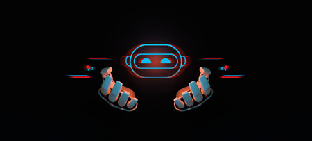 Artificial intelligence Machine Learning Business Internet Technology Concept. Circuit board in...