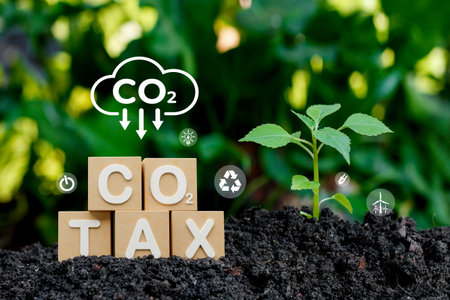 carbon neutral and net zero emissions concepts. natural environment A climate-neutral long-term strategy greenhouse gas emissions targets. green net center iconの写真素材