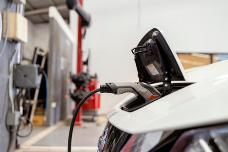 Eco-Friendly Mobility: EV Charging Station for Electric Vehicles, Green Energy for Sustainable...