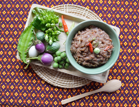 Thai cuisine, Shrimp paste sauce の写真素材