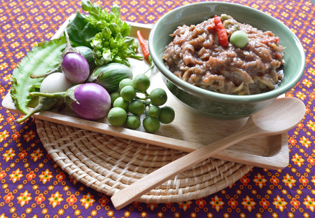 Thai cuisine, Shrimp paste sauce の写真素材