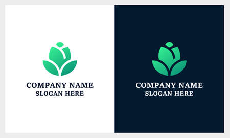 Minimalist elegant flower rose luxury beauty salon, fashion, skincare, cosmetic, yoga and spa products, Monogram flourishes Logo Designのイラスト素材