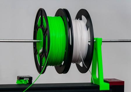 filament coils 3d printingの写真素材