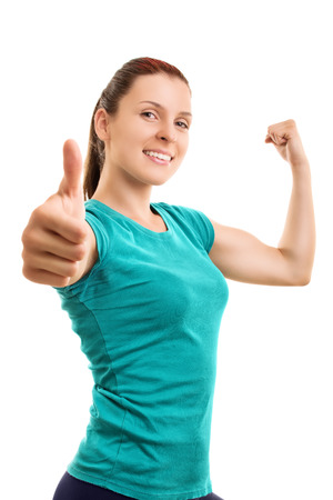 Willpower and strength to be fit.の写真素材