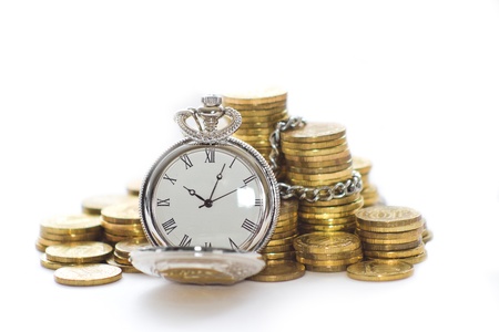 Time is moneyの写真素材