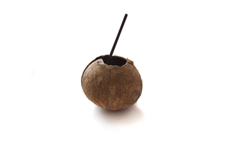 Cocktail with coconutの写真素材
