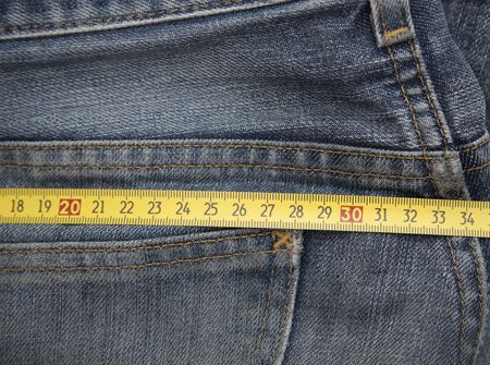 Jeans mesureの写真素材