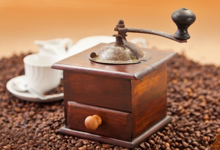 coffee grinderの写真素材