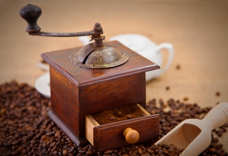 coffee grinderの写真素材