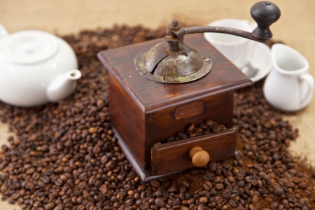 coffee grinderの写真素材