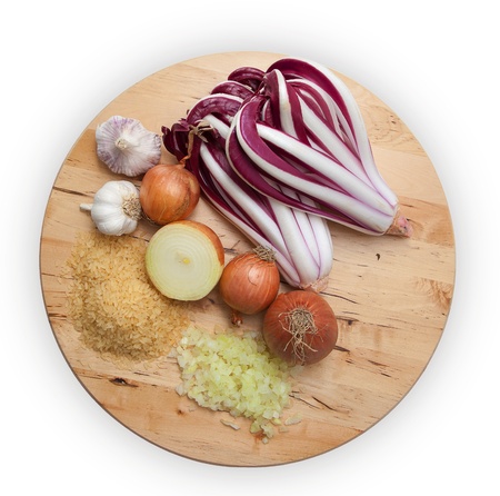 ingredients for riceの写真素材
