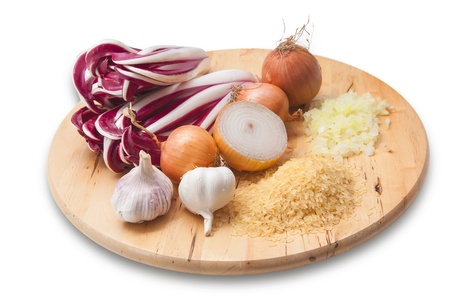 ingredients for riceの写真素材