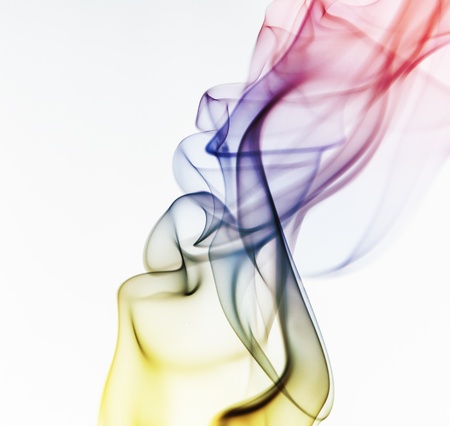 spiral of smokeの写真素材