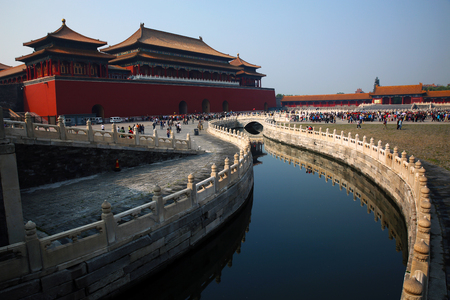 A view of the forbidden cityのeditorial素材