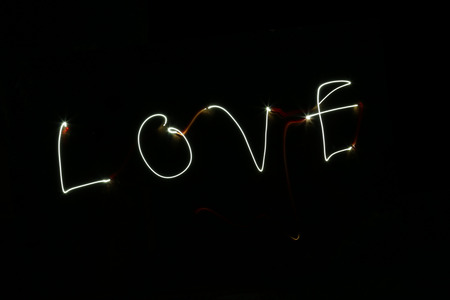 Love light paintingの写真素材