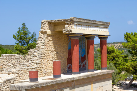 The Palace of Knossosin Creteのeditorial素材