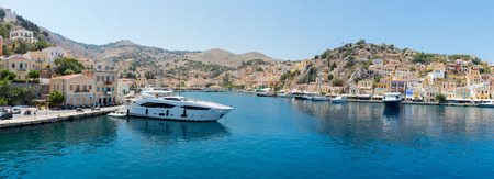 Symi / Simi panoramaのeditorial素材