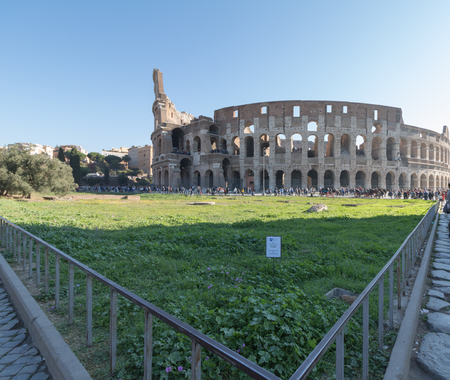 The Colosseum in Rome, Italyの写真素材