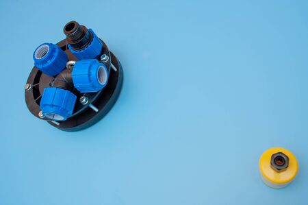 Equipment for water supply, head, coupling, branch and load.