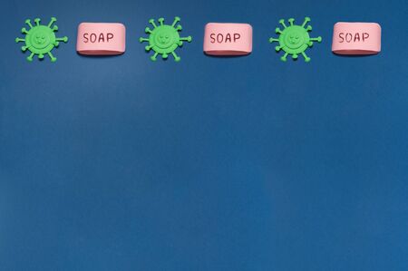 Coronavirus prevention, COVID-19. Copy spaceの写真素材
