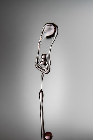 waterdrop collisionの写真素材