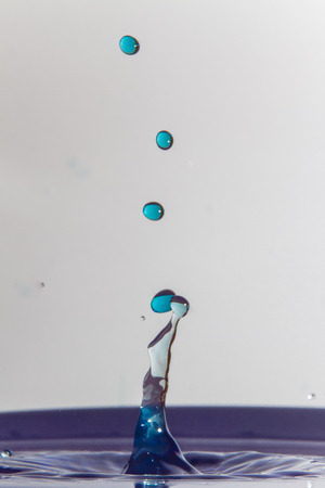 waterdrop collisionの写真素材