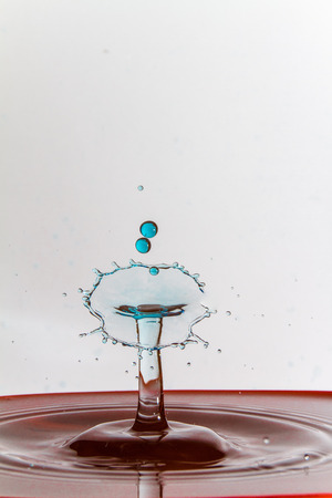 waterdrop collisionの写真素材