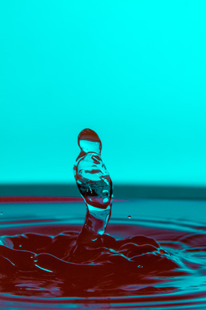 waterdrop collisionの写真素材