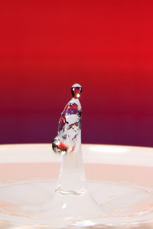 waterdrop collisionの写真素材