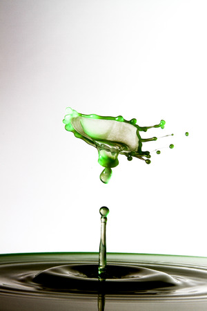 waterdrop collisionの写真素材