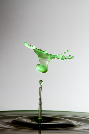 waterdrop collisionの写真素材