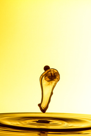 waterdrop collisionの写真素材