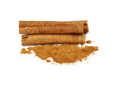 Cinnamon isolated on white background 