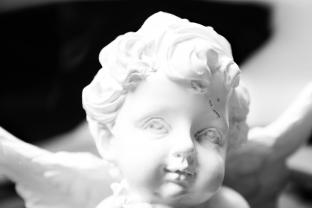 White angel statueの写真素材