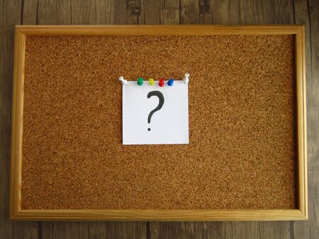 it's a question of waiting to find out the answerの写真素材