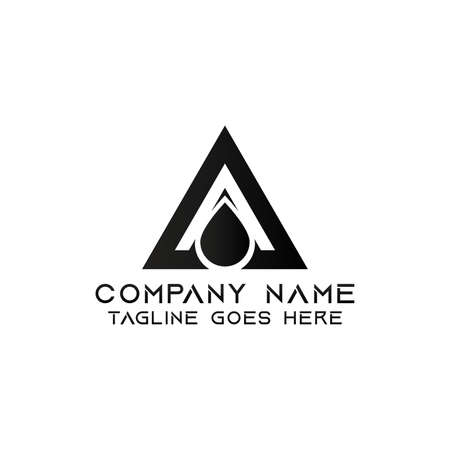 Letter A logo design template. Editable, resizable, EPS 10, vector illustration.のイラスト素材