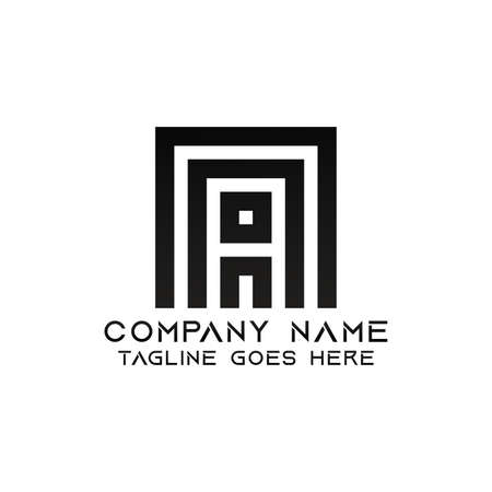 Letter A logo design template. Editable, resizable, EPS 10, vector illustration.のイラスト素材
