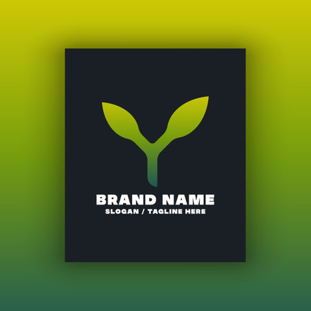 Letter Y logo design template. Editable, resizable, vector illustration.のイラスト素材