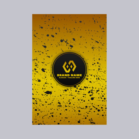 Modern poster with grunge texture style.のイラスト素材