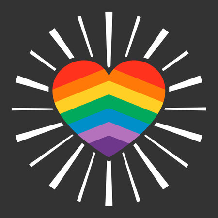 Shining and colorful heart symbol vector illustration design editable and resizable &#xD;&#xA;のイラスト素材