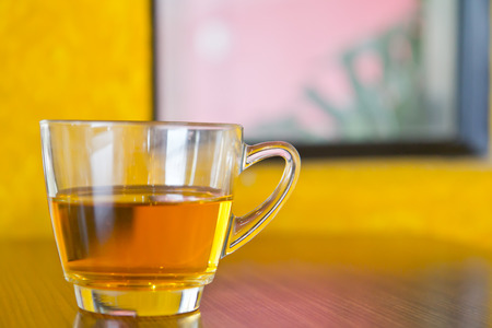 a photo of tea cup in roomの写真素材