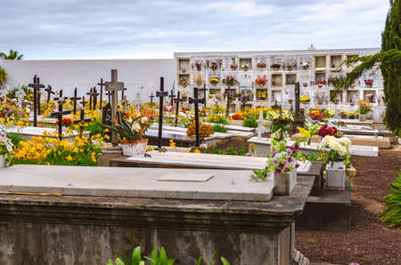 The cemetery of San Carlos in Puerto de la Cruz was established in 1810.のeditorial素材