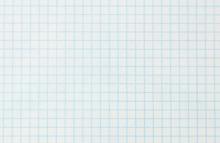 Blue page of exercise book for math.の写真素材