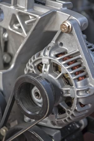 Electric current generator for automotive engineの写真素材